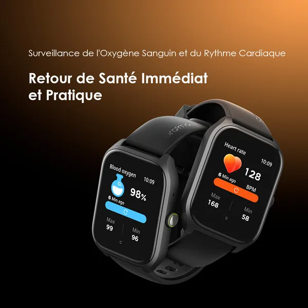 Oraimo Watch 5 Lite Montre intelligente IP68 HD 2,01 pouces – Image 7