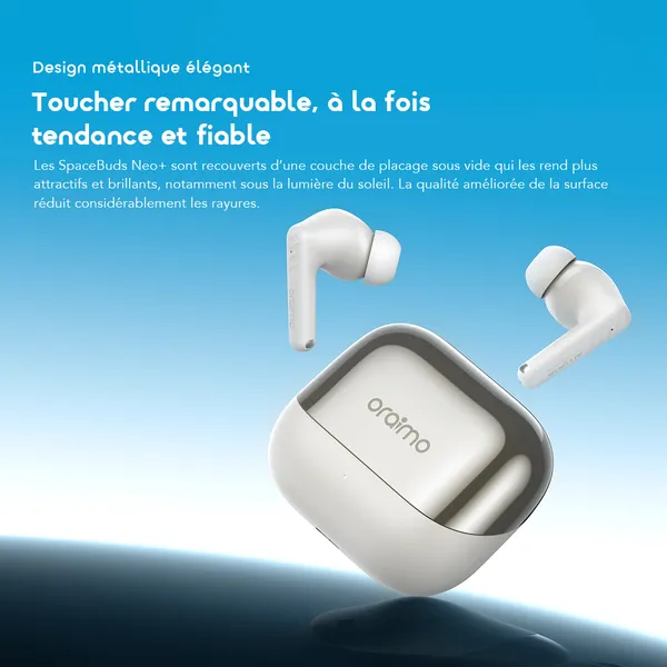 Écouteurs Bluetooth - SpaceBuds Neo+ ANC - Audio Spatial 360 - Réduction Bruit - noir – Image 5