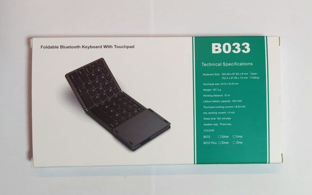 Clavier Bluetooth pliable avec touchpad intégré Portable & Compatible Android iOS Windows – Image 4