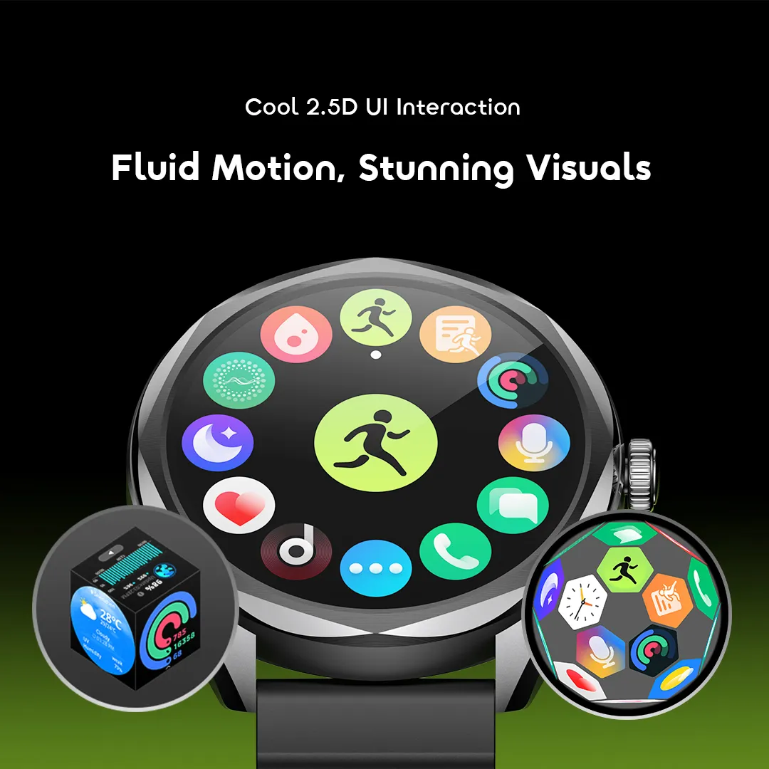 Oraimo Watch Nova 2R Montre connectée avec écran AMOLED de 1,43 pouce et autonomie en veille de 35 jours – Image 11