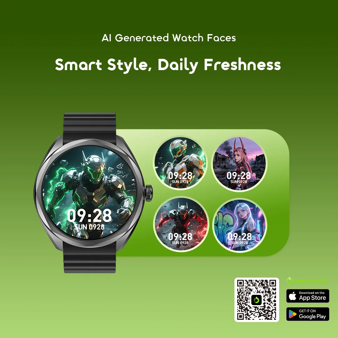 Oraimo Watch Nova 2R Montre connectée avec écran AMOLED de 1,43 pouce et autonomie en veille de 35 jours – Image 12