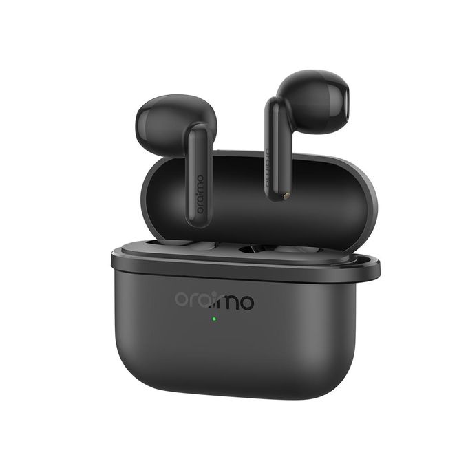 Oraimo SpaceBuds Air Écouteurs Sans Fil Bluetooth - 38H Autonomie & Smart Finder - Noir/Blanc