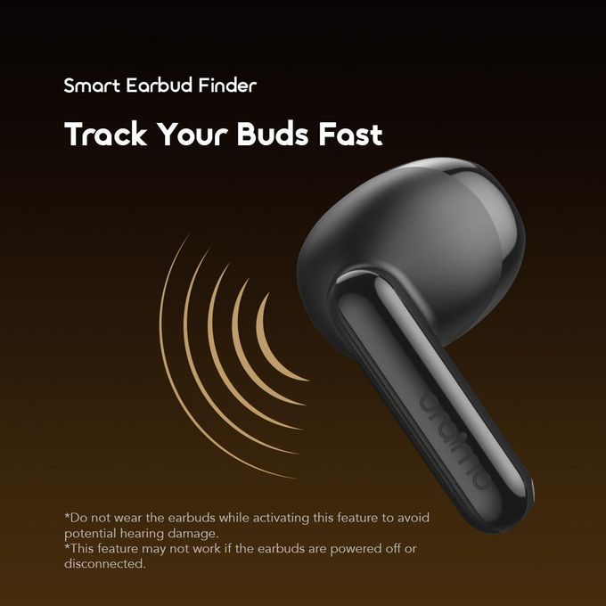Oraimo SpaceBuds Air Écouteurs Sans Fil Bluetooth - 38H Autonomie & Smart Finder - Noir/Blanc – Image 6