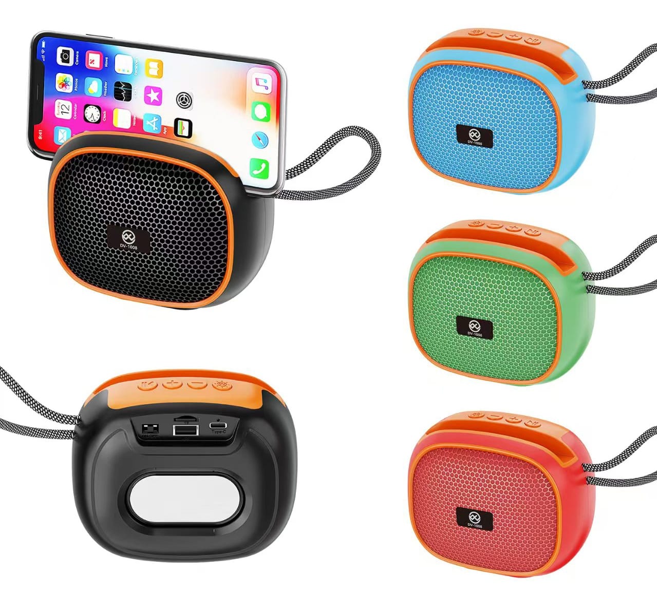 Mini Enceinte Portable Bluetooth DV-1008 - Sans Fil & Waterproof – Image 7