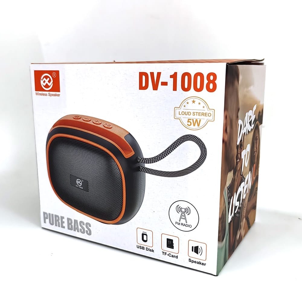Mini Enceinte Portable Bluetooth DV-1008 - Sans Fil & Waterproof – Image 4