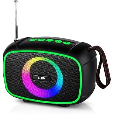 Mini Enceinte Bluetooth Portative LP VT02 – Radio FM, LED RGB & Son Puissant – Image 2
