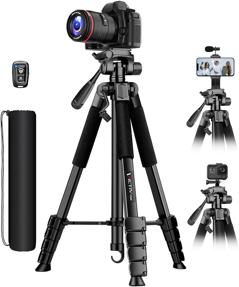 Trepied Photo et Video Professionnel avec Tete 3D