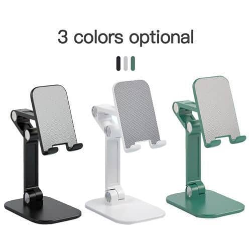 Support de Téléphone et Tablette Pliable pour Bureau – Support de Bureau Réglable et Stable – Image 2