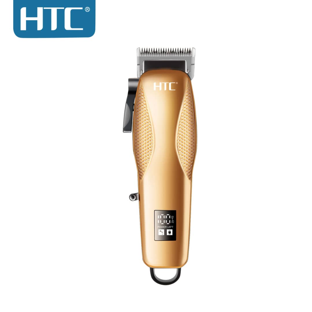 Tondeuse à Cheveux et Barbe Professionnelle HTC YK-812 – Sans Fil, Affichage LED, Autonomie 4h