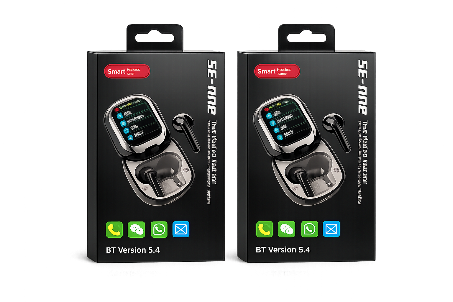 Bluetooth 5.4 pour une connexion rapide et stable Écran digital avec alertes en temps réel Commandes tactiles intuitives Son stéréo haute fidélité Boîtier rechargeable compact et élégant Compatibles Android & iOS