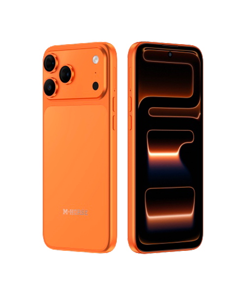 M-HORSE i17 Pro Max Orange - 64GB ROM / 4GB RAM