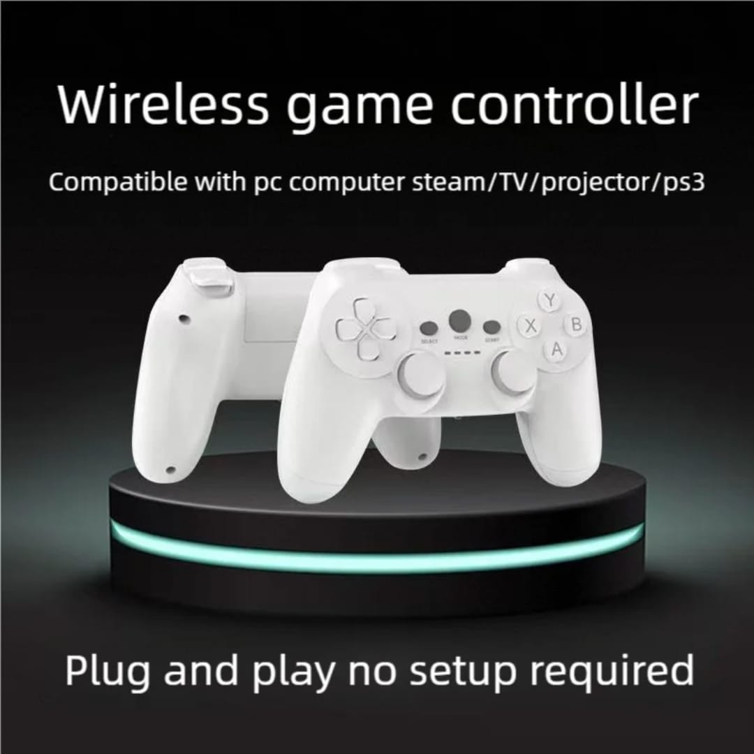 Pack Double Manettes sans fil 2.4G Premium - Edition Gamer Noir/Rouge – Image 2