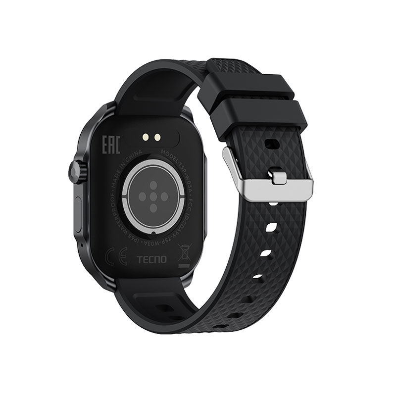TECNO Watch 3 Active – Montre Connectée Bluetooth, Écran HD 2,02", IP68, Autonomie 12 Jours – Image 3
