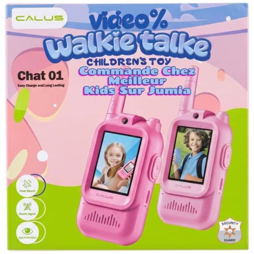 Talkie-Walkie Vidéo Enfant CALUS Chat 01 – Communication Audio & Vidéo, Écran, Caméra et Recharge USB-C – Image 5