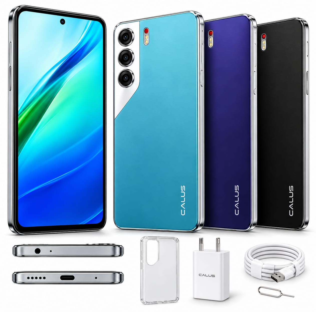 Smartphone CALUS CAMON C40 Pro – 4 Go RAM, 32 Go ROM, Écran HD 6", Double SIM, Batterie 4000 mAh