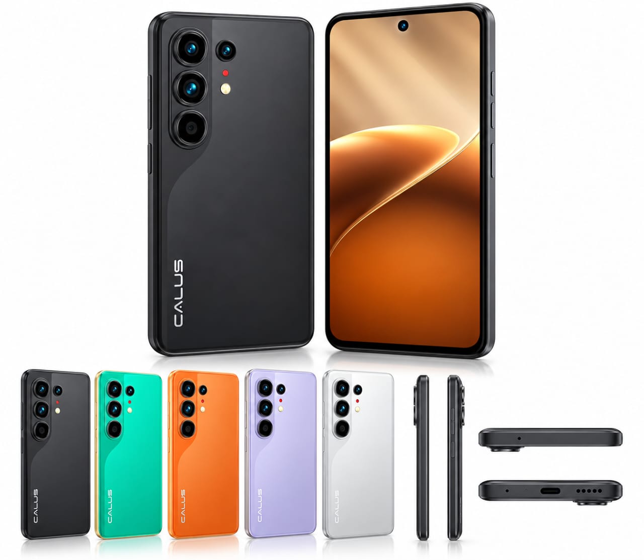 CALUS CAMON C50 Ultra – Smartphone 4G, Écran 6,6″ HD, 5 000 mAh, 32 Go + RAM étendue, Android 15