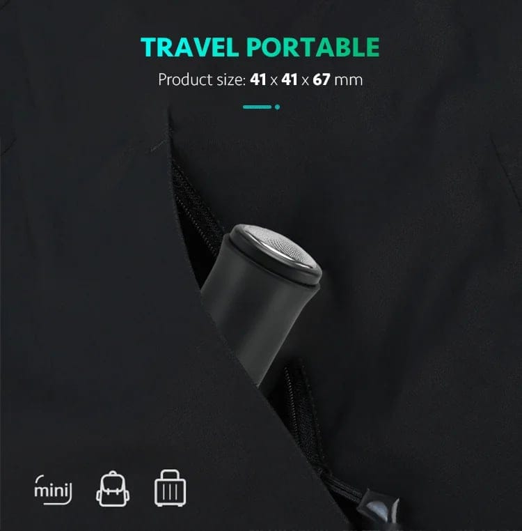 Rasoir Électrique CALUS GY30 7000 RPM – Rasage Rapide et Précis, Double Anneau, Recharge USB Type-C – Image 4