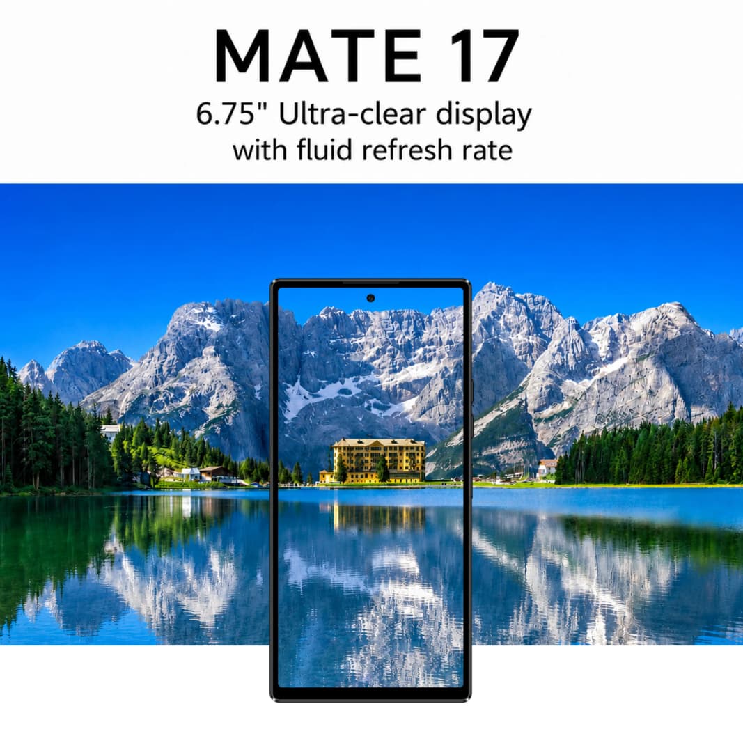 OALE Mate 17 4G 128 Go – Smartphone 6,75 pouces, 8 Go RAM et Double Caméra 20 MP + 13 MP – Image 14