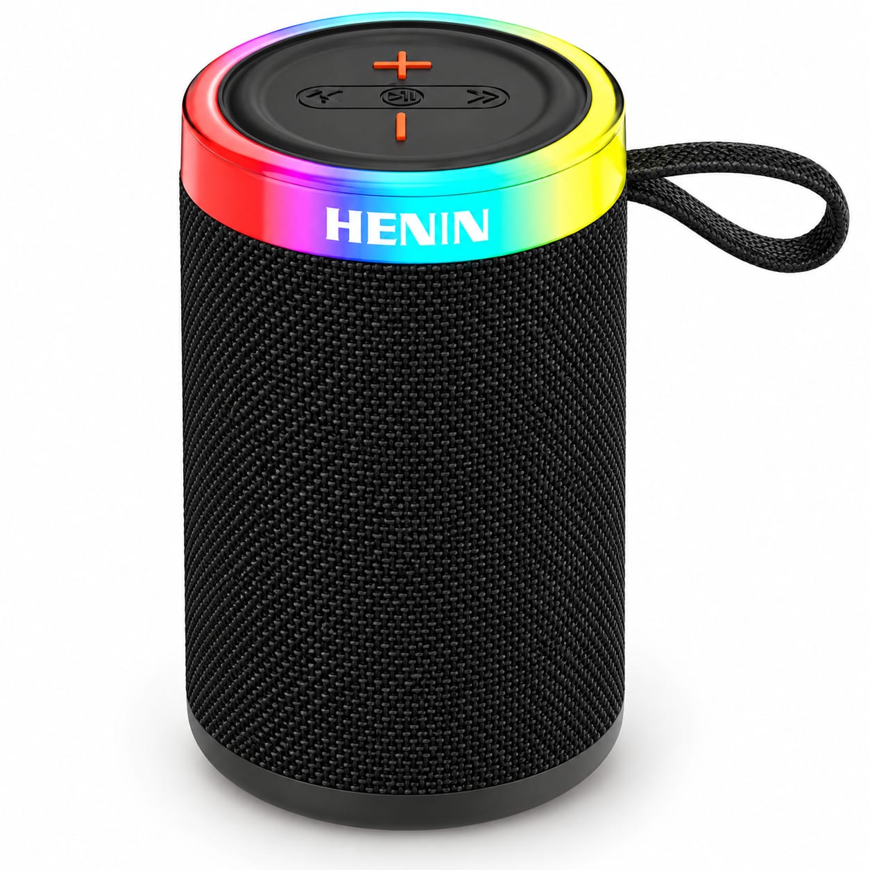 Enceinte Bluetooth HENIN Boomi 5 RGB – Son 360°, Radio FM, USB et Carte TF