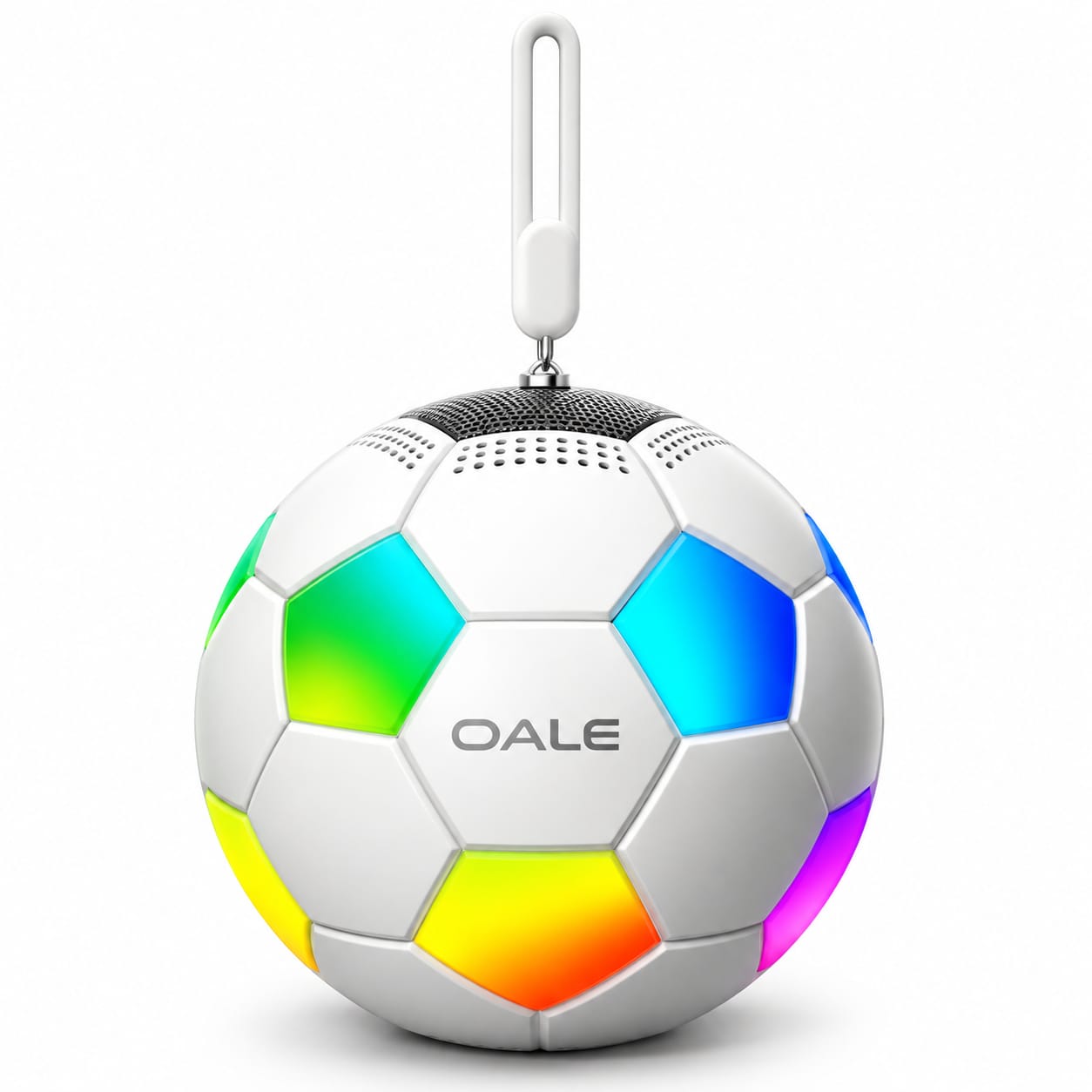 Enceinte Bluetooth OALE iBazz Cup 1 – Design ballon de football, RGB et Radio FM