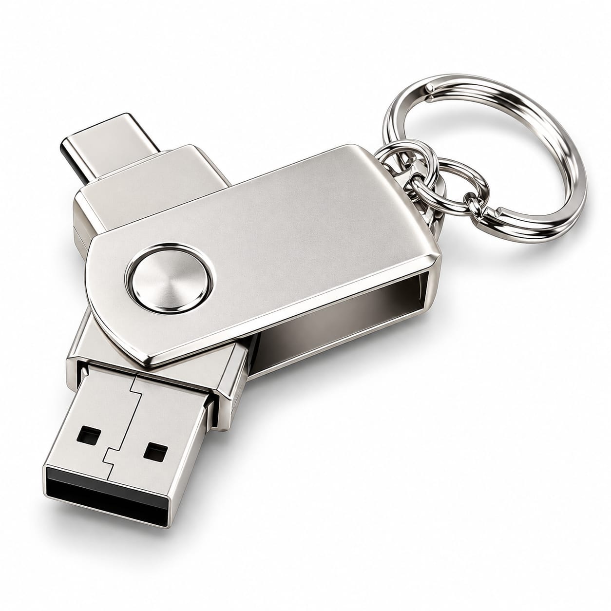 Clé USB iFlash 32 Go USB 2.0 en métal avec porte-clés – Ultra High Tech Sénégal