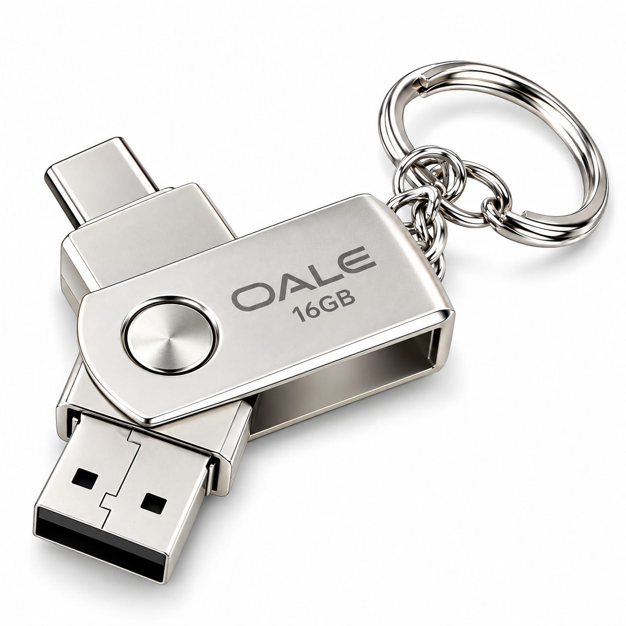 Clé USB OALE 16 Go USB 2.0 en métal avec porte-clés – Ultra High Tech Sénégal